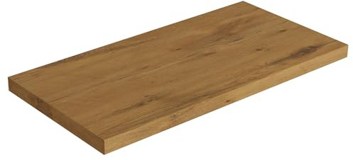 lavita Placa para muebles de roble 805 x 400 | resistencia a la humedad | Placa de muebles de alta calidad para el baño | Material: laminado decorativo y protector | Grosor 38 mm | Color: nogal