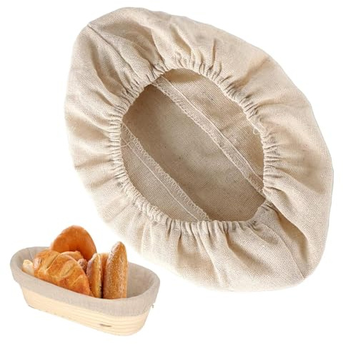 Bread Proofing Cover - Bread Towels For Proofing Cover | Cloth Bowl Covers For Bread Rising | Bread Rising Bread Proofing | Rattan Baking Unbleached Baking Towels Bread Basket Cloth Napkin