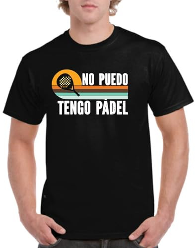 the Fan Tee Camiseta de Adulto de Hombre Deportes Padel Divertida Regalo 002 XL