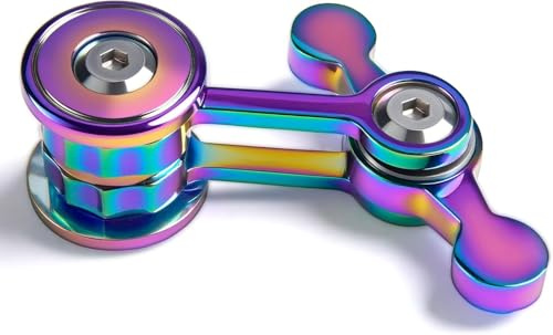 Coolden Fidget Spinner Metal Fidget Toys Erwachsene Kinder Hand Spinner | Coole Gadgets Bürotisch Leise EDC Sensorik Autismus ADHS Handkreisel Angst Stress Spielzeug Geschenk für Teen Jungen Bunt