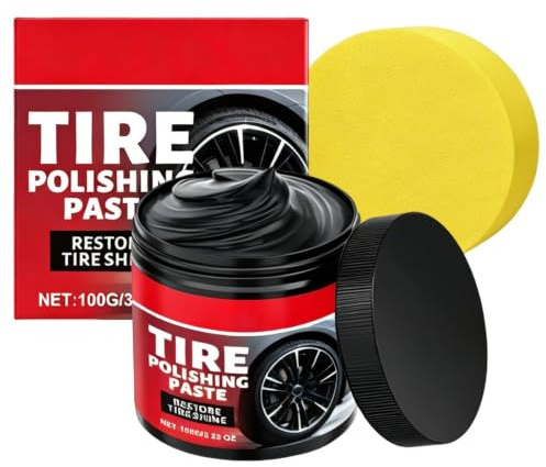 Autoreifen‑Restaurator – 131 g Glycerin Reifenpflegepaste, UV‑Schutz glänzend, langlebig robust, einfach anwendbar | professionelle Beschichtung für Auto SUV Wohnmobil Fahrzeugpflege mit für m