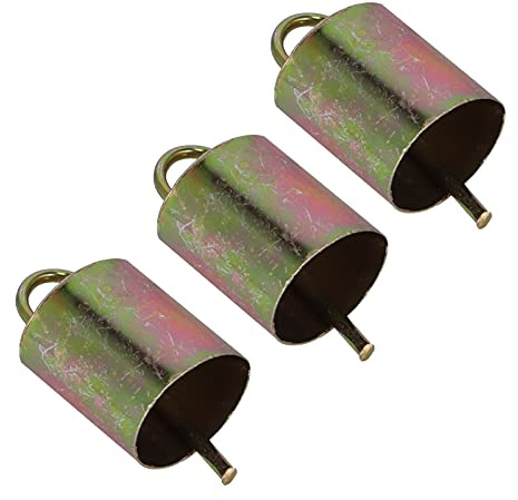 OEBUAFI 3 Stück Schafglocke Kuhglocke Anti-Verlust-Glocke für Nutztierfarmen mit Verstärkter Legierungskonstruktion (Glocke Nummer 5)