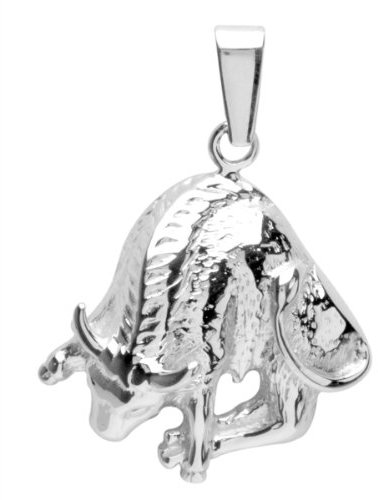 InCollections Damen- Anhänger 925/000 Sterlingsilber, Tierkreiszeichen Stier 1000201310100