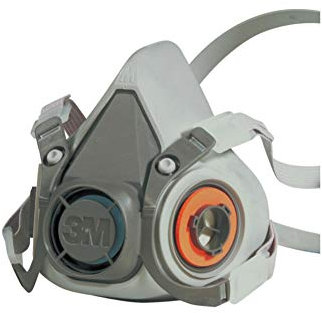 3M SAF6142 6200 Half Face Piece Respirator, Medium