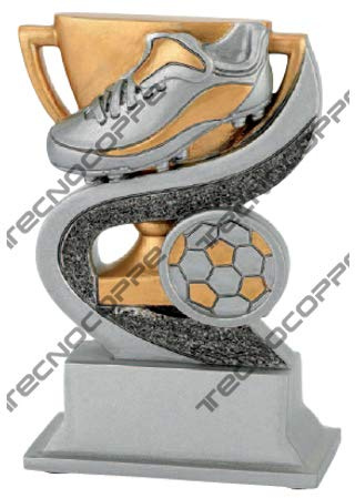 tecnocoppe – Trofeo de fútbol, 12,50 cm de Altura – premios Mejor Jugador – Placa Personalizada Regalo