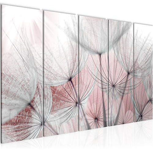 Runa Art Bild Pusteblume Wandbilder auf Vlies Leinwand 5 Teilig Wanddekoration Wohnzimmer Schlafzimmer 206156c