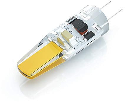 Letaclanic G4 LED Light Bulbs 3000K Warm White Lighting Dimmable, 3W Equivalent to 30W AC DC 12V-24V, Bi-pin LED Bulb Silicone G4 LED Bulbs (10-Pack)