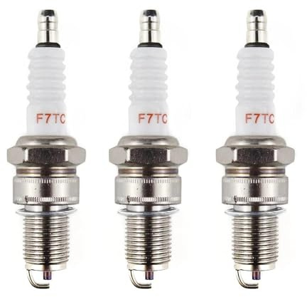 3 Stück F7TC Zündkerze (F7TC und F6TC gelten für dieselben Modelle)für 4-Takt Zündkerzen für Briggs Stratton Ersatz Motorgeräte Motoren 550E 550EX Eco-Plus 575EX Series | F7TC Zündkerze für Rasenmäher für Briggs Stratton Ersatz Motorgeräte Motoren 550E 550EX Eco-Plus 575EX Series Honda GCV160