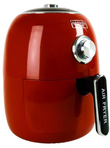 Friggitrice ad aria Pyramidea vintage da 4 litri 1400 Watt, spruzzino per olio in omaggio in confezione