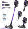 FixtFixer Cordless Vacuum Cleaner 25Kpa/250W/55Min,Stick Vacuum with 5-layer Filtration System,Vacuum Cleaner Cordless Powerful with Anti-Tangle Brush for Hardwood Floor/Carpet/Pet Hair
