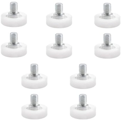 DEFIYEAR 10 PCS Drawer Rollers - Premium Cabinet Drawer Slides Wheels, Drawer Roller Slide Guides, Efficient Drawer Pulley Replacement Wheels for Seamless Functionality in DIY Furniture Projects