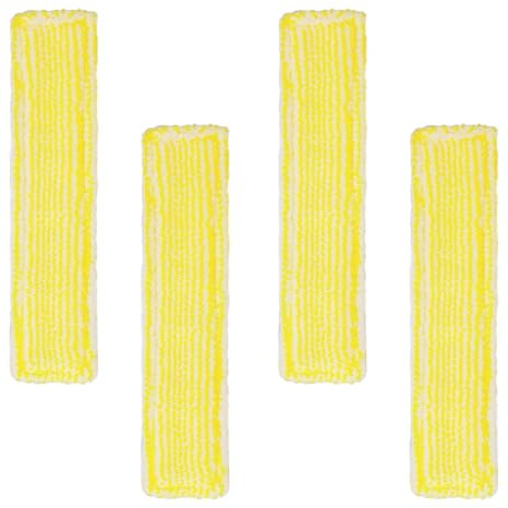 4 Packs Window Vac Cleaning Pads for Karcher Replacement Microfibre Cleaning Mop Cover Cloths Compatible with Karcher WV2 WV5 WV6 Plus Premium Accessories((ONLY for The Spray Bottle with Velcro)