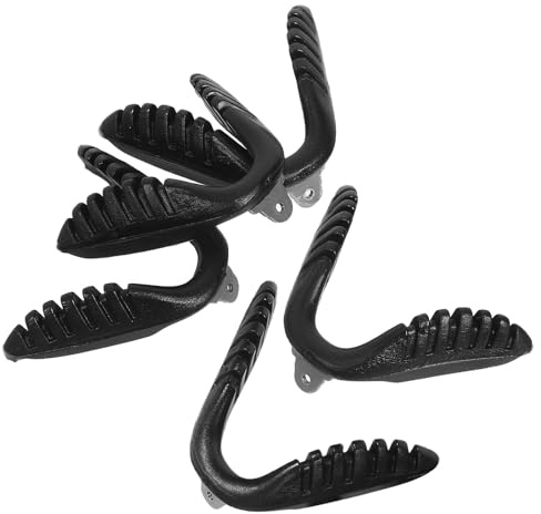IWOWHERO Lot de 5 Plaquettes Nasales en Plastique de U pour Lunettes de Sport Coussinets de Nez Ultra-Doux Compatibles et Soleil Maintien Confortable pour Cyclisme et Activités Sportives