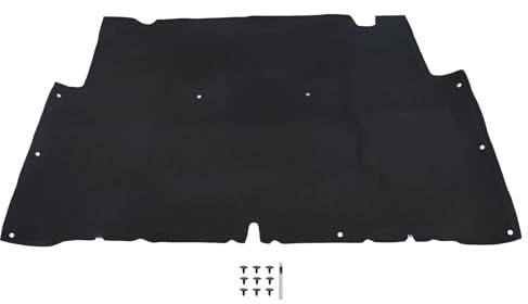 Promrmr Hood Insulation Pad Compatible with Jeep Wrangler JL 2018-2026 | Gladiator JT 2021-2026, 68292167AA 68292167AB 68292167AC Engine Hood Silencer Panel Pad Heat Liner Sound Deadening Cotton