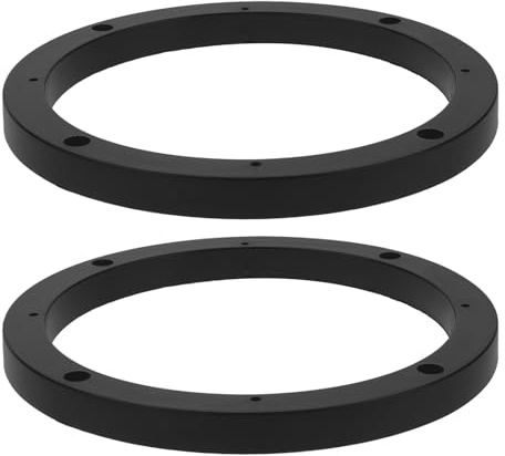 Artibetter Anneaux D'espacement Adaptateurs pour Haut-Parleur de Voiture 6,5 Pouces en Plastique Robuste, Paire D'entretoises Empilables Compatibles Système Audio Automobile, Support