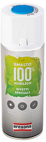 Arexons AREXSONS | Smalto 100% Acrilico, Effetto Speciale Fluorescente, Colore Blu 400 ml, Senza Ammoniaca, Colore Resistente e Brillante