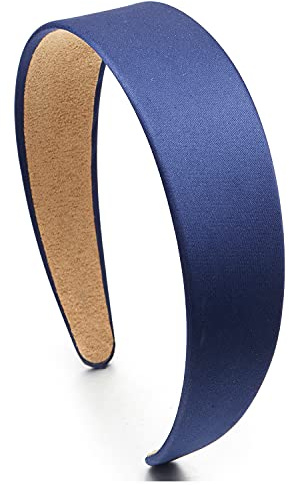 COOLSTEELANDBEYOND Klassischer Basic Schwarz Band Haarreif Haarkranz Stirnband Kopfband Haarband Minimalistischen