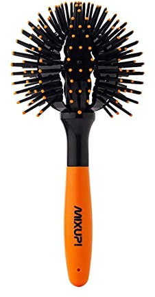 Mixup! 3D Bomb Curl Brush – Cepillo redondo esférico para rizos, volumen y ondas, styling blow-out en casa, resultados rápidos