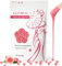 KOTAMU Cera Depilatoria Caliente, ideal para piel sensible. Cera caliente rosa 1lb, apunta a pelo fino. Perfecta para depilación en casa de cara, cejas, axilas y bikini con cera para depilar