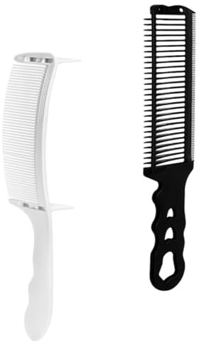 DRESSOOS 2stücke Kamm Für Männer Zum Frisieren Und Haarschneiden Positionierungskamm Aus Kunststoff Für Salon Und Zuhause Praktisch Und Vielseitig Einsetzbar