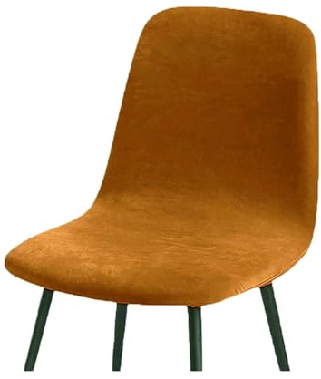 Meigeh Fundas para Sillas de Comedor Fundas de Sillas Escandinavas Cubierta de Silla Escandinavo Cubre Sillas Marrón 6 Piezas