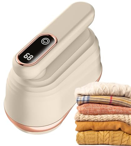 Rasoir Anti-Bouloche Électrique - Double Tête Adaptable, Batterie À Grande Capacité, Design Pliable, Idéal pour Laine Polaire Pulls Textiles, Canapé Meubles, Tapis Moquette Linge