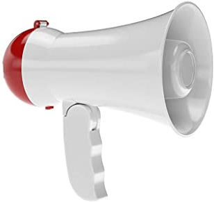 Högtalare, Bärbar Megafon Lättviktsröstförstärkare, 5w Siren Bullhorn Compact