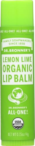 DR BRONNERS Bio Lippenbalsam Zitrone und Limette, 4 g, 1er Pack (1 x 1 Stück)