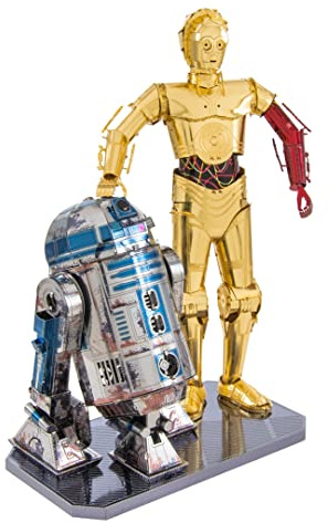Fascinations Metal Earth Star Wars R2-D2 and C-3PO 3D Metal Model Kit Box Set, 14 Jahre to 99 Jahre