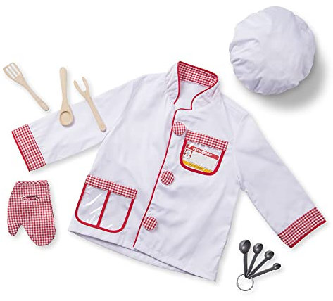 Melissa & Doug Chef Role-Play Costume Set (Frustration- Packaging)