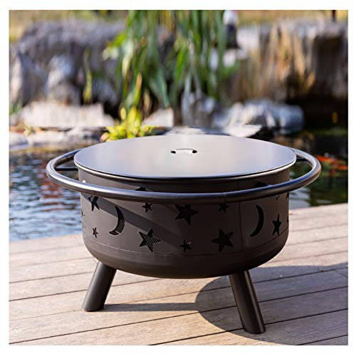 Feuerstellen Feuerstelle Im Freien, Schmiedeeisen Tragbare Bonfire-Grube, Für Backyard Terrasse Patio BBQ