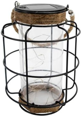 LUMI JARDIN Dekorative Solarlaterne H20cm LIGHTHOUSE