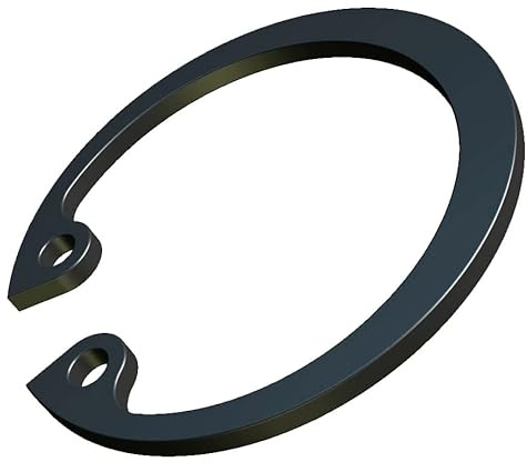 22mm Seegerring, interne Sicherungsrin C-Clips, Hochbelastbare Sicherungsringe Sprengring aus Kohlenstoffstahl mit schwarzer Phosphatierung, DIN 472-Rotorclip-Halterung mit Grifflöchern (10er-Pack)