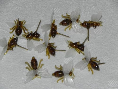 Generisch 50 Ansteck-Bienen KST zur Dekoration Wachskerzen (0,37€/St) Imker Imkerei Biene Ansteckbienen