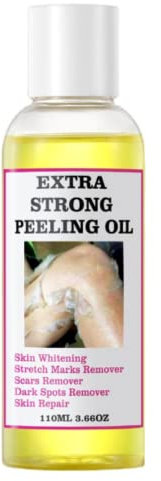 Gelbes Peeling-Öl– Kraftvolle Peeling-Lösung für alle Hauttypen – Entfernt abgestorbene Hautzellen(110ML/3.88 OZ)