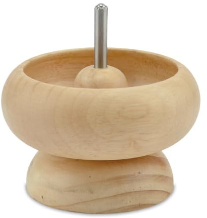 1 pcs Beadalon Wooden Bowl Bead Spinner for Rocailles and Beads Stringing 1 pc Spinner