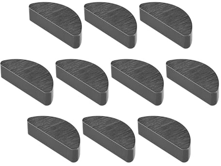 VGOL 10pcs Clé Woodruff 115x4x6mm Pièce de Rechange pour Tondeuse à Gazon Compatible avec Mountfield Compatible avec Stiga Compatible avec Honda en Métal Woodruff Clé