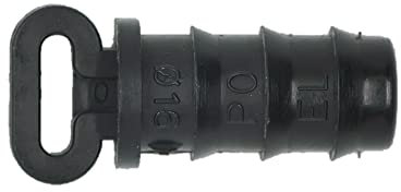 DRIPALIA Tapón Final para Manguera de Riego de Goteo de 16 mm - Accesorios de Riego por Goteo - Ideal para Tapar el Final de Las Tuberías - Resistente a los Rayos UV 20 Unidades