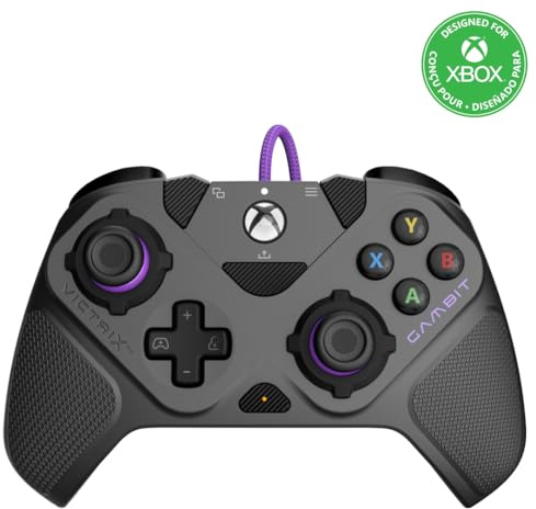 Victrix Gambit Prime Wired Tournament Controller - Xbox Series X|S, Xbox One, and Windows 10/11 PC