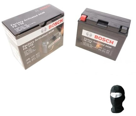 KOMPATIBEL MIT Ducati Sportclassic Sport S (C102AB) 1000 2007 A 2009 Bosch YT12B-4 FA1100 YUASA YT12B-BS Batterie (SLA Gel-GELADEN, BEREIT ZU VERWENDEN) 12V/10AH FÜR DIY-Motorrad-Roller