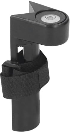 Risegun Niveau à Tige Réglable en Aluminium, Niveau à Bulle à Angle Droit, Niveau De Règle De Tour pour la Mesure