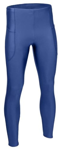 ML-Sport24 Herren Leggings Modell EXELLENT glänzend Stretch Shiny 80% Polyamid 20% Elasthan, XL, Schwarz