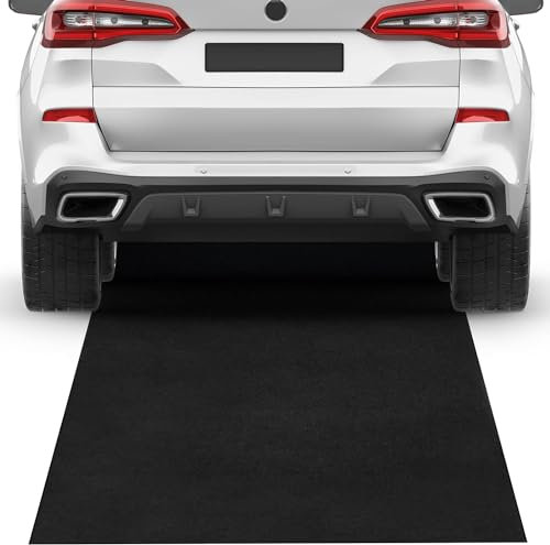 Sibosen Tappetino anti-fuoriuscite di olio, 91 x 182 cm, con retro impermeabile, assorbente, tappetino per garage sotto l'auto, protegge il pavimento da fuoriuscite, gocciolamenti, schizzi e macchie,