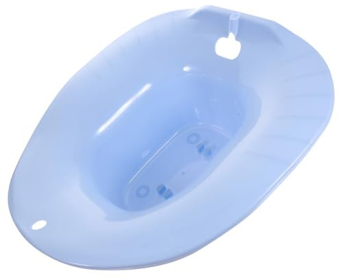 FRCOLOR Sitzbadewanne Für Schwangere Frauen Mit Hämorrhoiden Und Wochenbettpflege Inklusive Überlauföffnung Zum Toilettensitz Warmes Wasser Für Heilung Und Entspannung
