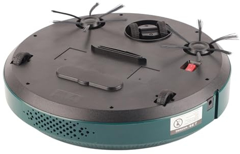 Beufee Saug- und Wischroboter, 11.9x12.2x2.8in 3-in-1-Mopp-Staubsauger, intelligente Kehrmaschine, Bodenreinigungsmaschine, Bodenreinigungsmaschine, USB-Aufladung für Zuhause (Grün)