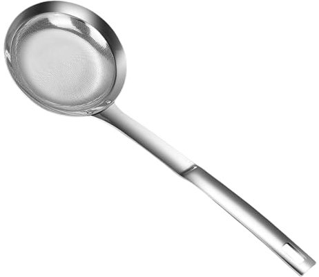 Cuchara de colador de acero – Cuchara de colador de malla fina de acero