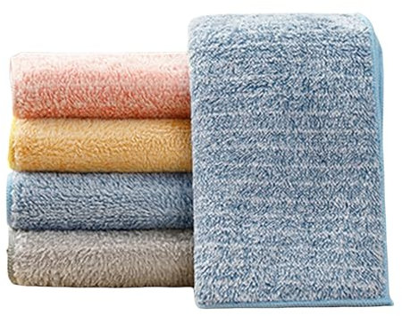 ROSSRORE Kitchen Cloths, Newly upgraded bamboo charcoal fiber for stronger cleaning power Microfiber Towels,Cationic Dishcloths with Anti-Mold and Antibacterial Properties - 10-Piece Set