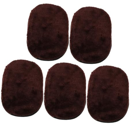 Healeved 5pcs Nubuck Cleaning Kit Shoe Polish Shoe Polishing Kit Glove Soft Faux Wool Mitts for Leather Care Travel Daily Use