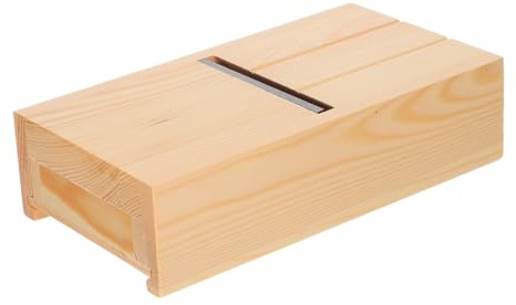 Gogogmee Boîte à Tiroir pour Biseauté Rabot de Finition Outil de Découpe et Lissage pour Artisanal et Bougies et Polyvalent