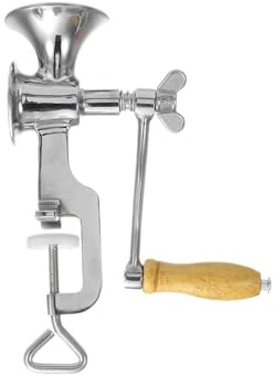 1pc Hand Crank Grain Mill Table Clamp Manual Grinder for Wheat Coffee for Corn, Herbs, Wheat